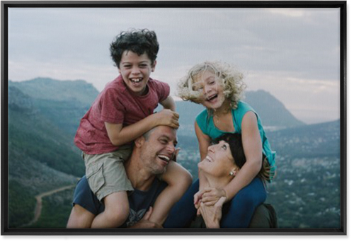 Photo Gallery Wall Art, Black, Single piece, Canvas, 24x36, Multicolor