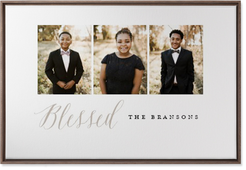 Rules of Three Wall Art, Walnut, Single piece, Canvas, 24x36, Multicolor, multi