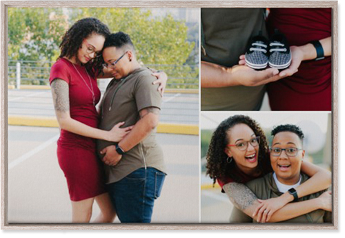 Three Piece Wall Art, Rustic, Single piece, Canvas, 24x36, Multicolor, multi