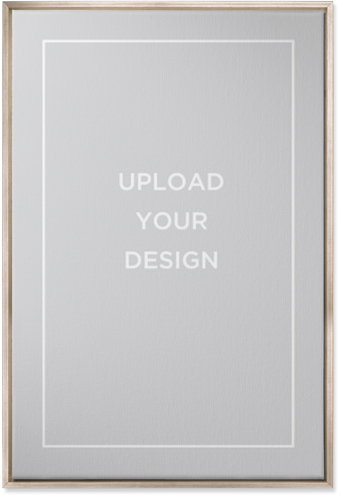 Upload Your Own Design Wall Art, Metallic, Single piece, Canvas, 24x36, Multicolor