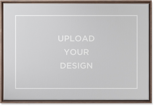 Upload Your Own Design Wall Art, Walnut, Single piece, Canvas, 24x36, Multicolor, multi