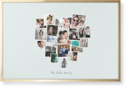 Heart Strings Wall Art, Gold, Single piece, Canvas, 24x36, Gray, air