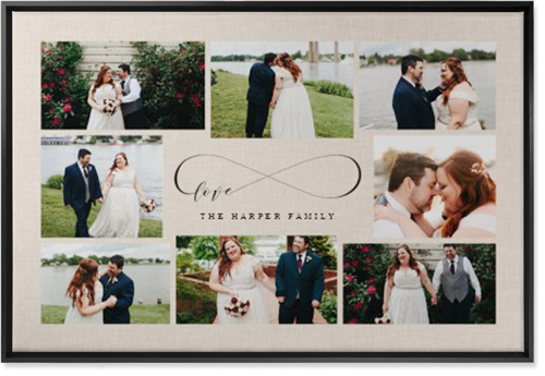 Sweet Moments Wall Art, Black, Single piece, Canvas, 24x36, Beige