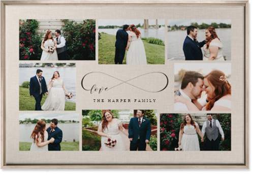 Sweet Moments Wall Art, Metallic, Single piece, Canvas, 24x36, Beige