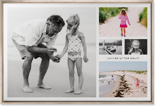Hero Collage Landscape Wall Art, Metallic, Single piece, Canvas, 24x36, Multicolor