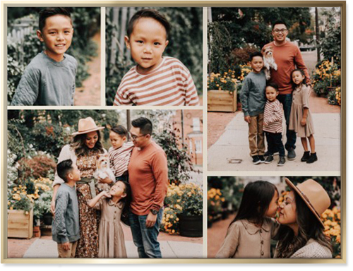 Gallery of Five Wall Art, Gold, Single piece, Canvas, 30x40, Multicolor, multi