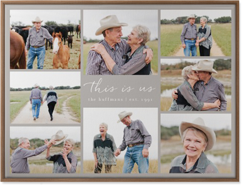 Gallery Around Text Wall Art, Natural, Single piece, Canvas, 30x40, Multicolor, multi