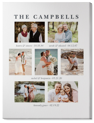 Our Family Roots Wall Art, No Frame, Single piece, Canvas, 30x40, Multicolor, multi