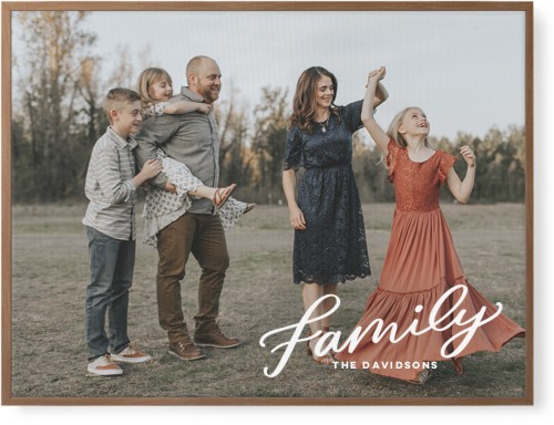 Family Letters Wall Art, Natural, Single piece, Canvas, 30x40, White, white