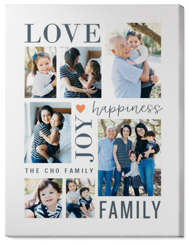 Happiness Is Wall Art, No Frame, Single piece, Canvas, 30x40, White, white