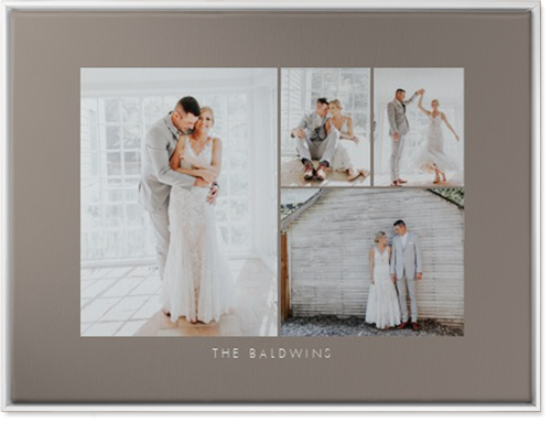 Four Corners Wall Art, White, Single piece, Canvas, 30x40, Gray, ash