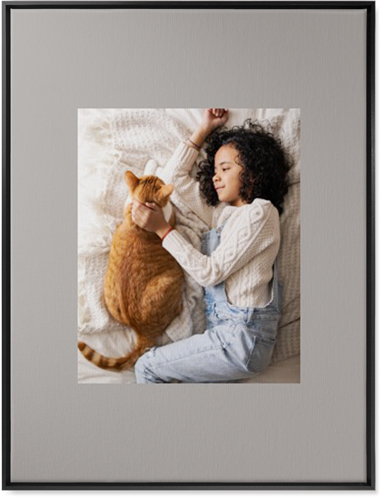 Full Frame One Wall Art, Black, Single piece, Canvas, 30x40, Gray