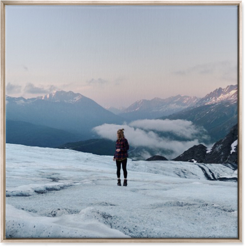 Photo Gallery Square Wall Art, Metallic, Single piece, Canvas, 36x36, Multicolor, multi