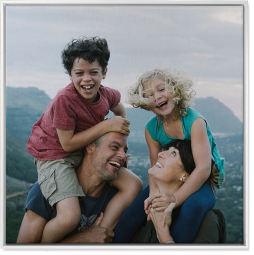 Photo Gallery Wall Art, White, Single piece, Canvas, 36x36, Multicolor, multi