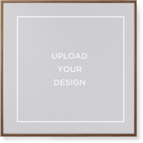Upload Your Own Design Wall Art, Natural, Single piece, Canvas, 36x36, Multicolor