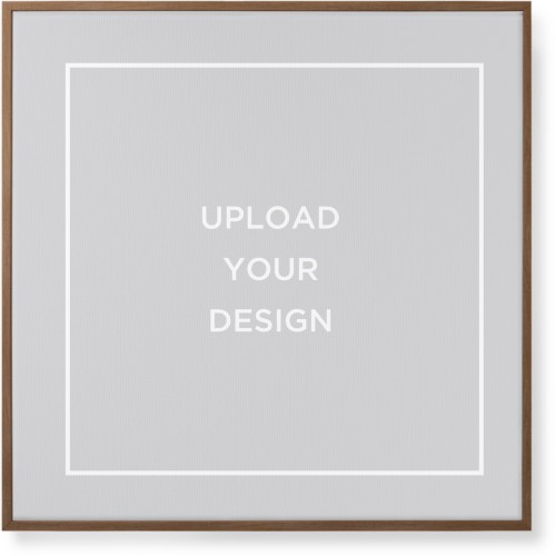 Upload Your Own Design Wall Art, Natural, Single piece, Canvas, 36x36, Multicolor, multi