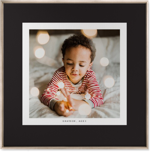 Frame Up Wall Art, Metallic, Single piece, Canvas, 36x36, Gray, charcoal