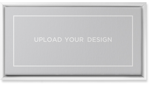 Upload Your Own Design Landscape Wall Art, White, Single piece, Canvas, 10x20, Multicolor, multi