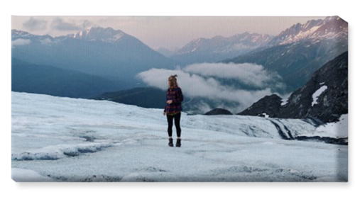 Photo Gallery Square Wall Art, No Frame, Single piece, Canvas, 10x20, Multicolor, multi