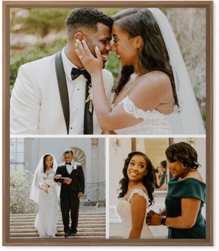 Gallery of Three Portrait Wall Art, Natural, Single piece, Canvas, 20x24, Multicolor, multi