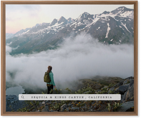 Travel Banner Wall Art, Natural, Single piece, Canvas, 20x24, White