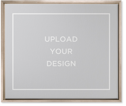 Upload Your Own Design Landscape Wall Art, Metallic, Single piece, Canvas, 20x24, Multicolor