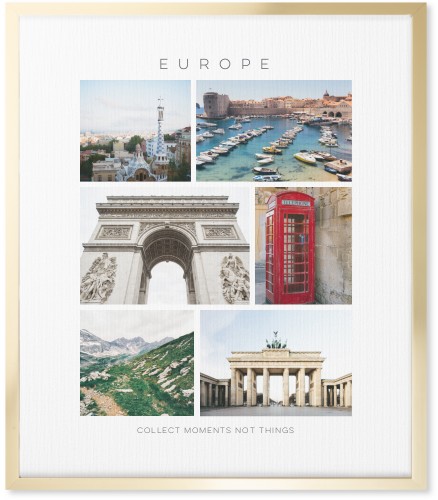 Best of Six Wall Art, Gold, Single piece, Canvas, 20x24, Multicolor, multi