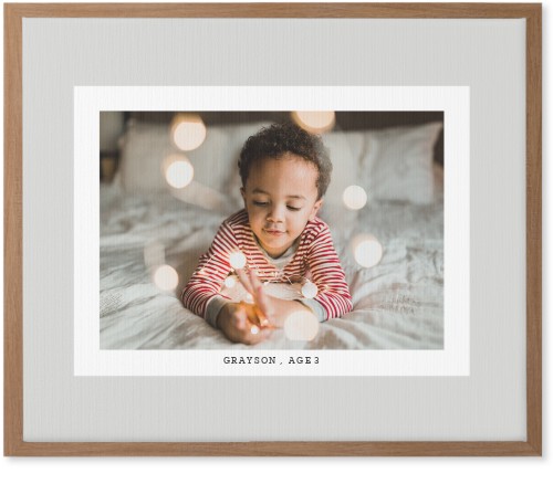 Frame Up Wall Art, Natural, Single piece, Canvas, 20x24, Gray, silver lining