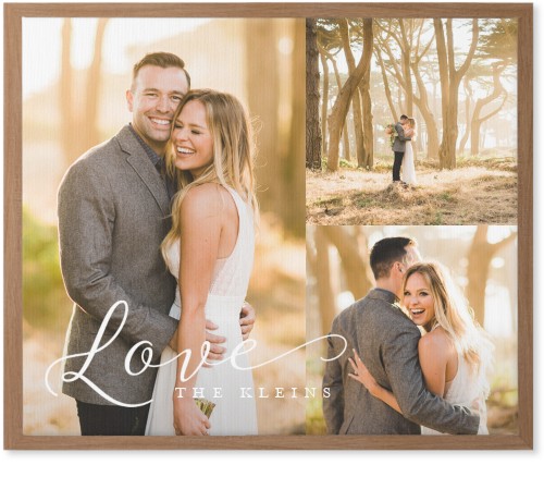 Just Love Trio Wall Art, Natural, Single piece, Canvas, 20x24, White, white