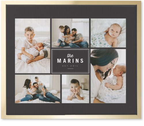 Gray And Gold Canvas Wall Art