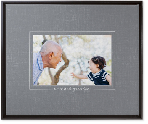 Take Shape Wall Art, Black, Single piece, Canvas, 20x24, Gray, slate