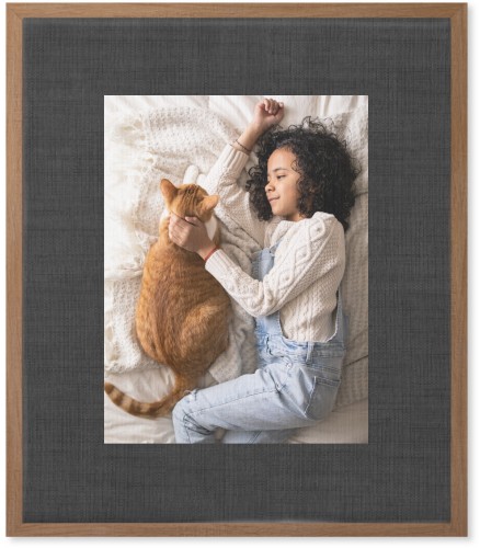 Full Frame One Wall Art, Natural, Single piece, Canvas, 20x24, Black, black