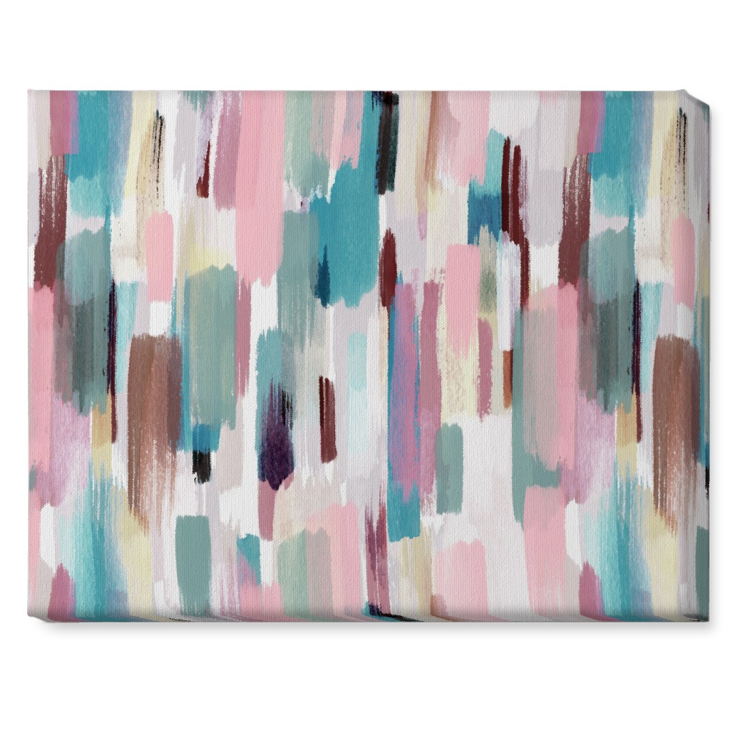 Color Memories - Multi Pastel Wall Art, No Frame, Single piece, Canvas, 16x20, Multicolor