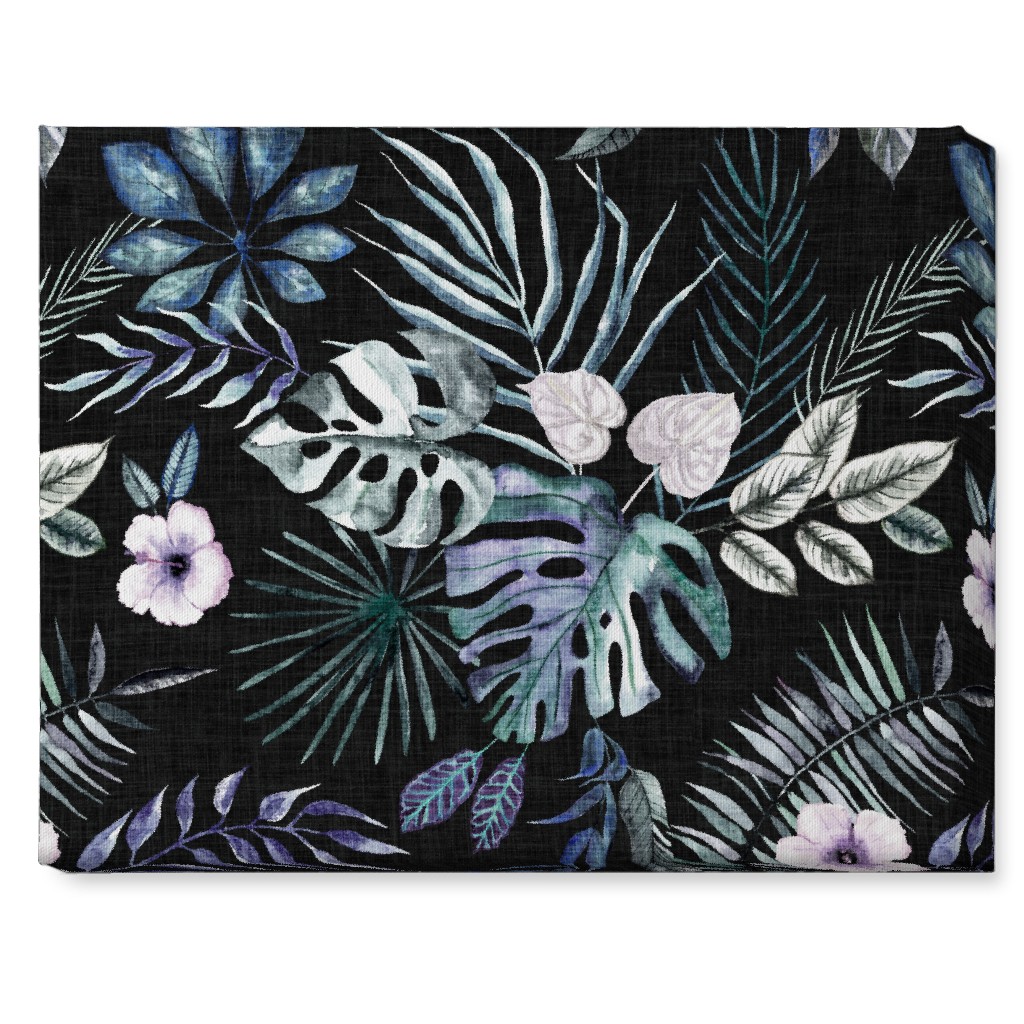 Phantasmagorial Jungle Wall Art, No Frame, Single piece, Canvas, 16x20, Black