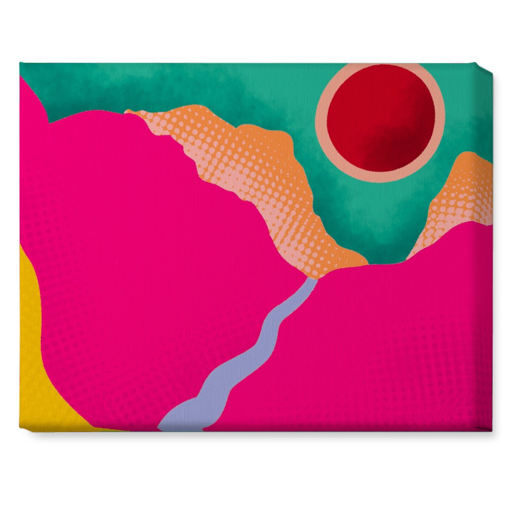 Mountains - Bold Wall Art, No Frame, Single piece, Canvas, 16x20, Multicolor