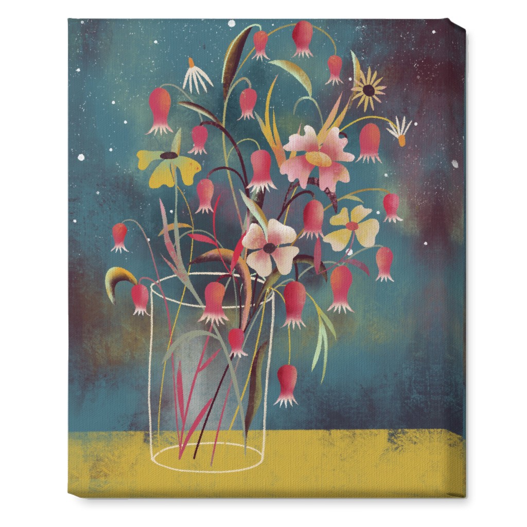 Lily of the Valley Bouquet - Multi Wall Art, No Frame, Single piece, Canvas, 16x20, Multicolor