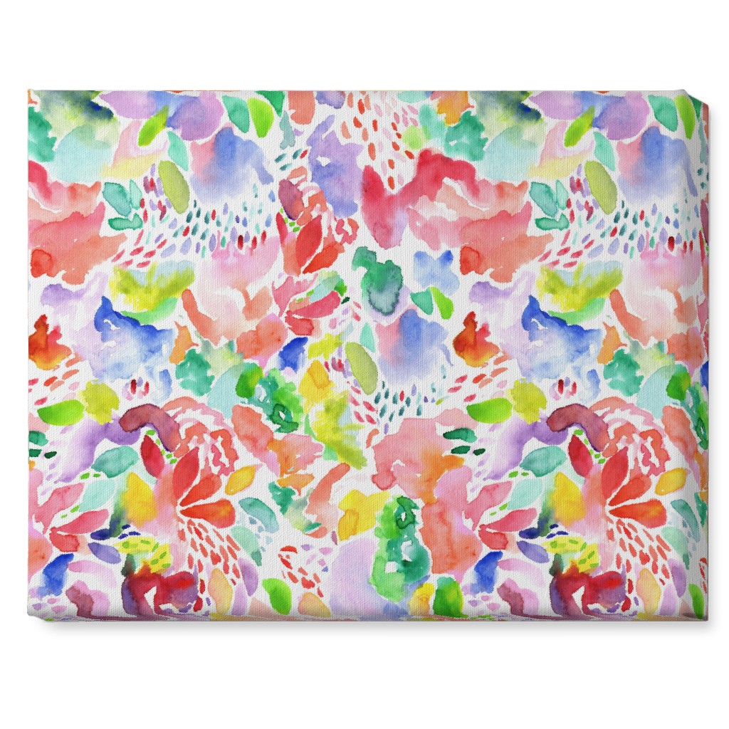 Happy Abstract Watercolor Wall Art | Shutterfly