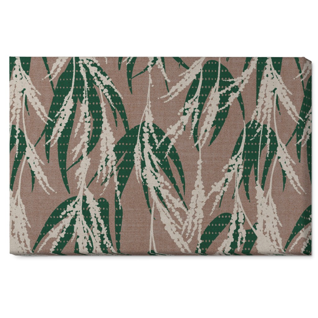 Vintage Palm Wall Art, No Frame, Single piece, Canvas, 20x30, Beige, Warm Gray