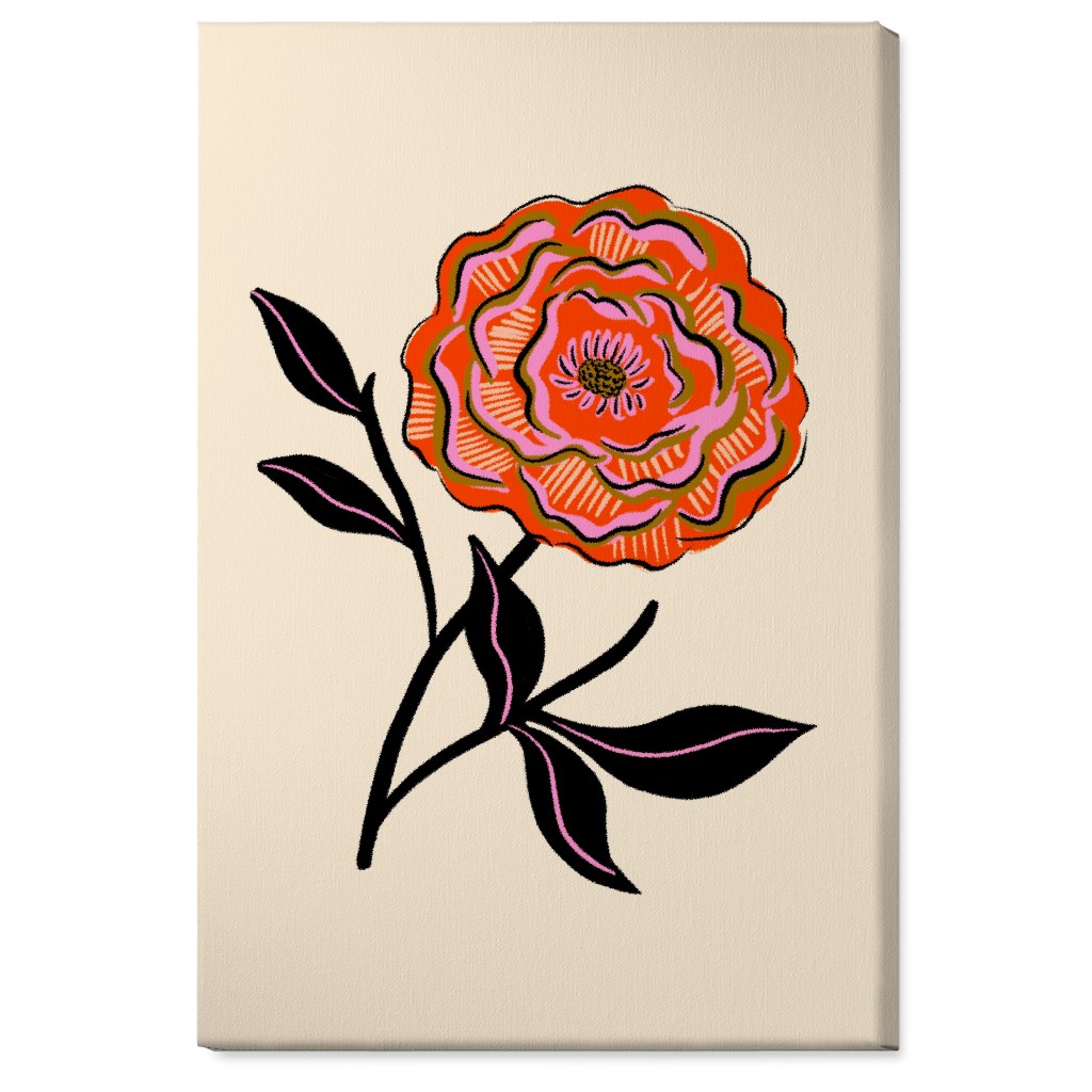 Vintage Botanical - Multi Wall Art, No Frame, Single piece, Canvas, 24x36, Multicolor