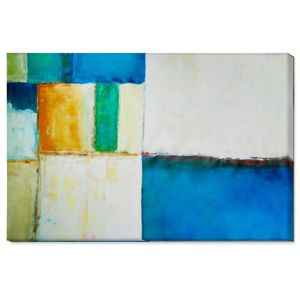 Juxtaposition - Multi Wall Art, No Frame, Single piece, Canvas, 24x36, Multicolor