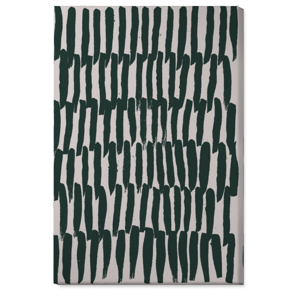 Uneven Stripes - Neutral Wall Art, No Frame, Single piece, Canvas, 24x36, Beige