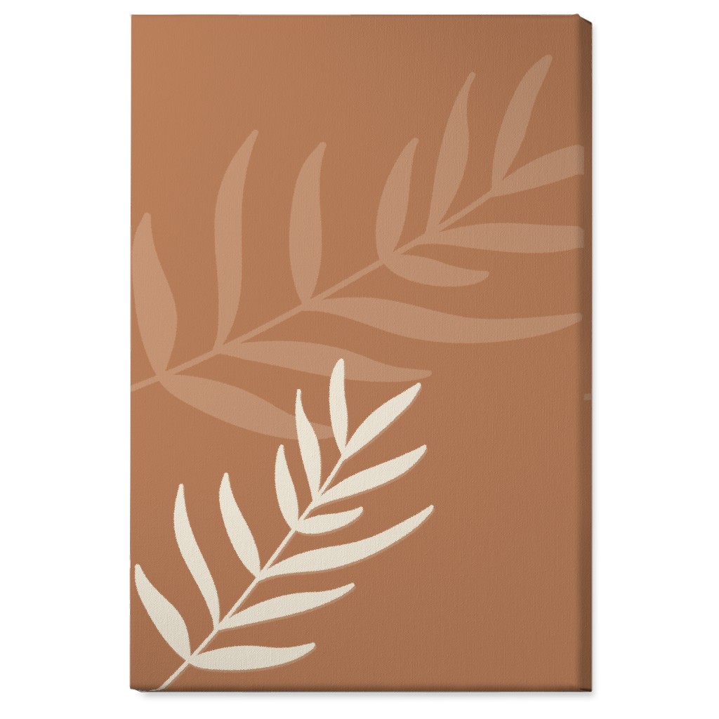 Orange Unframed Wall Art