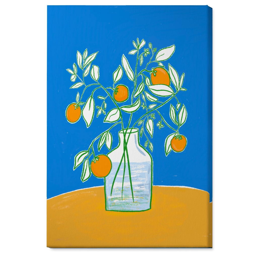 Fresh Squeezed - Multi Wall Art, No Frame, Single piece, Canvas, 24x36, Blue