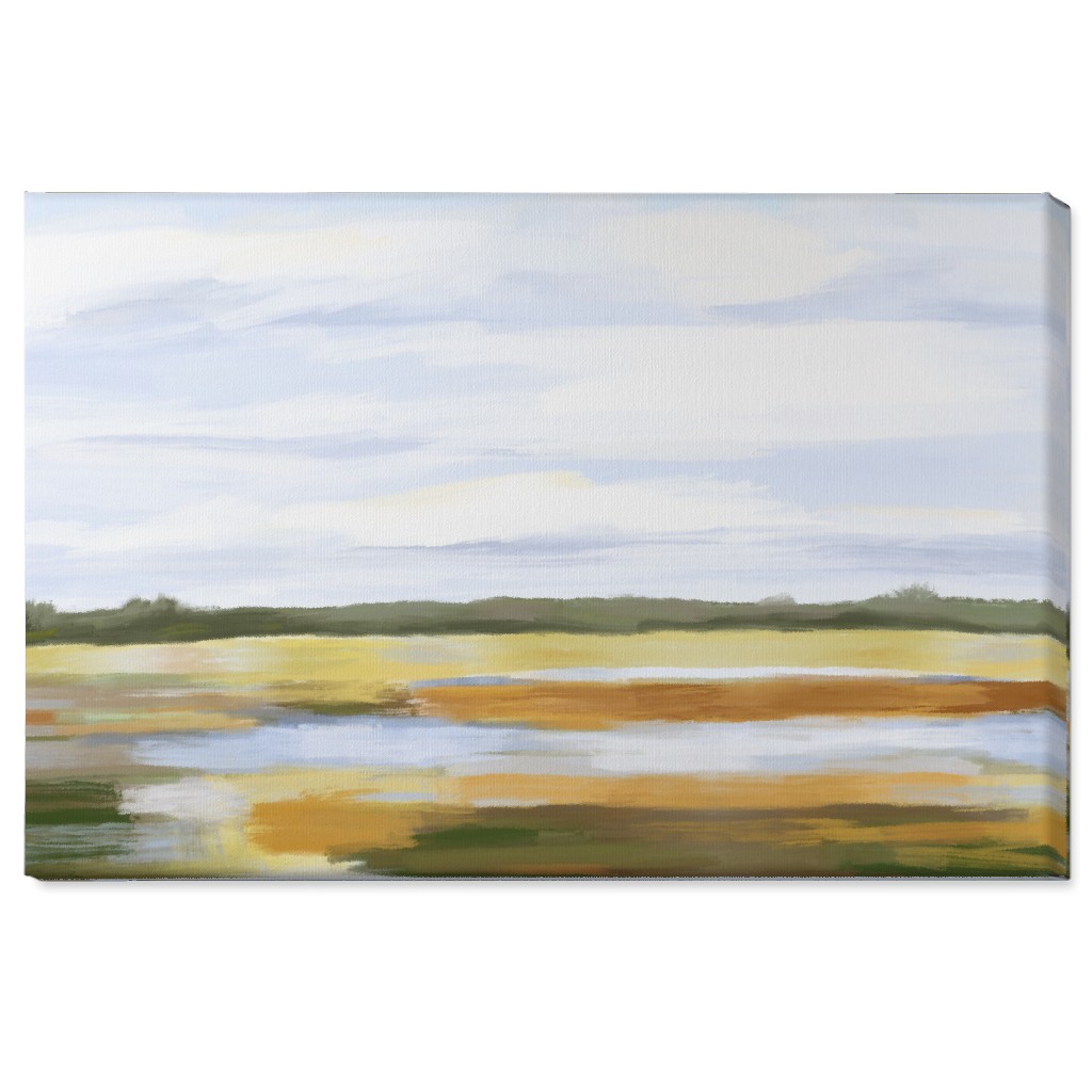 Golden Marsh Wall Art, No Frame, Single piece, Canvas, 24x36, Multicolor