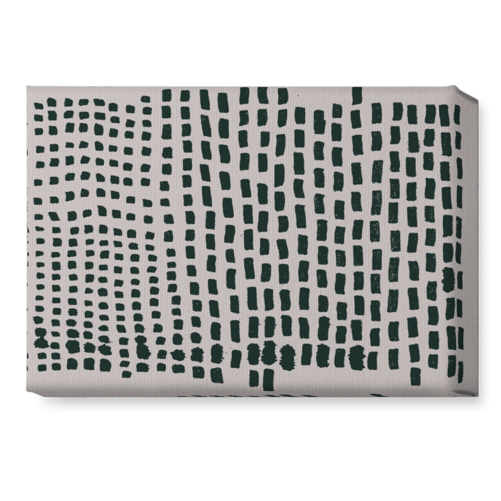 Painted Vertical Stripes - Neutral Wall Art, No Frame, Single piece, Canvas, 10x14, Beige, Pearl