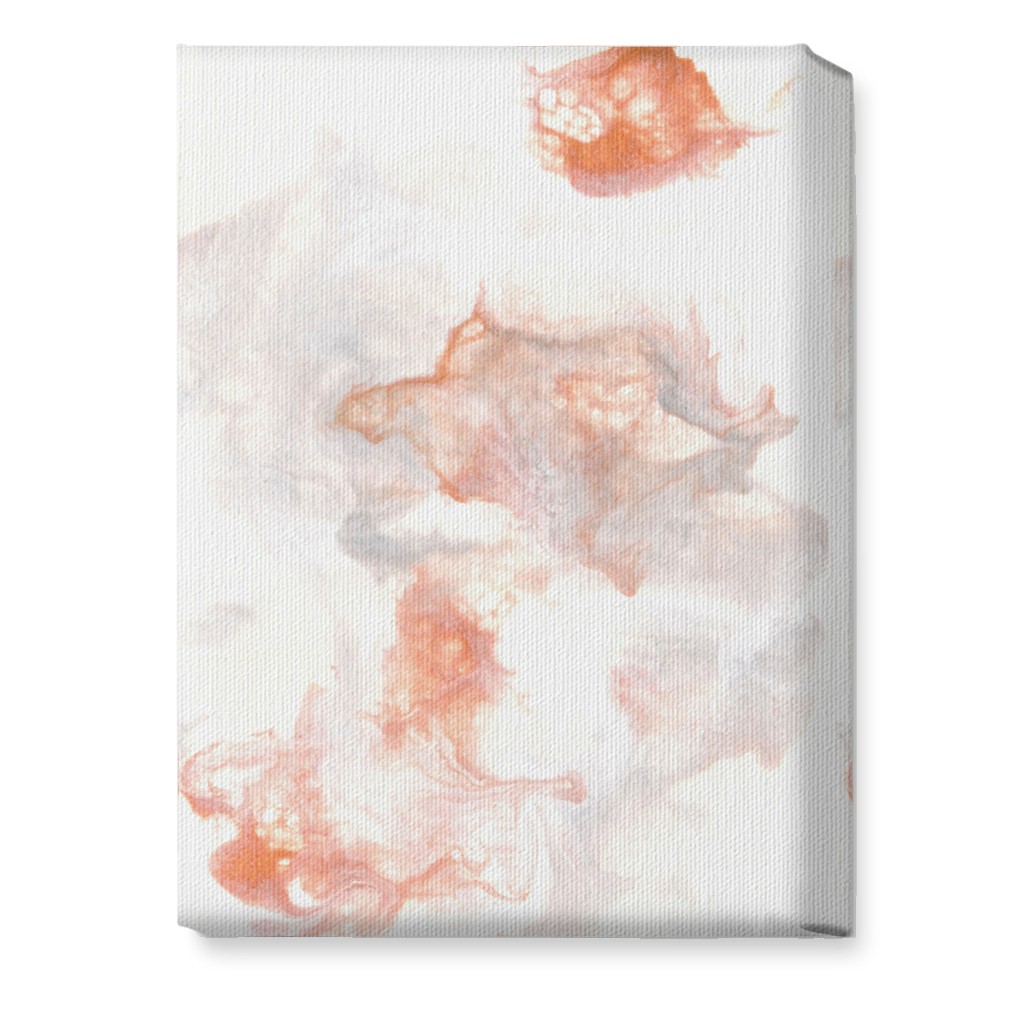 Acrylic Pour - Copper Wall Art, No Frame, Single piece, Canvas, 10x14, Pink, Bright Pink