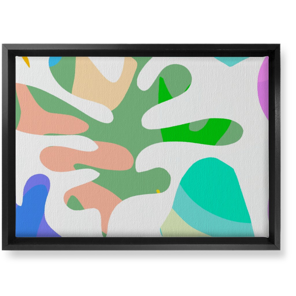 Summer Nature Love Matisse Style Wall Art, Black, Single piece, Canvas, 10x14, Multicolor