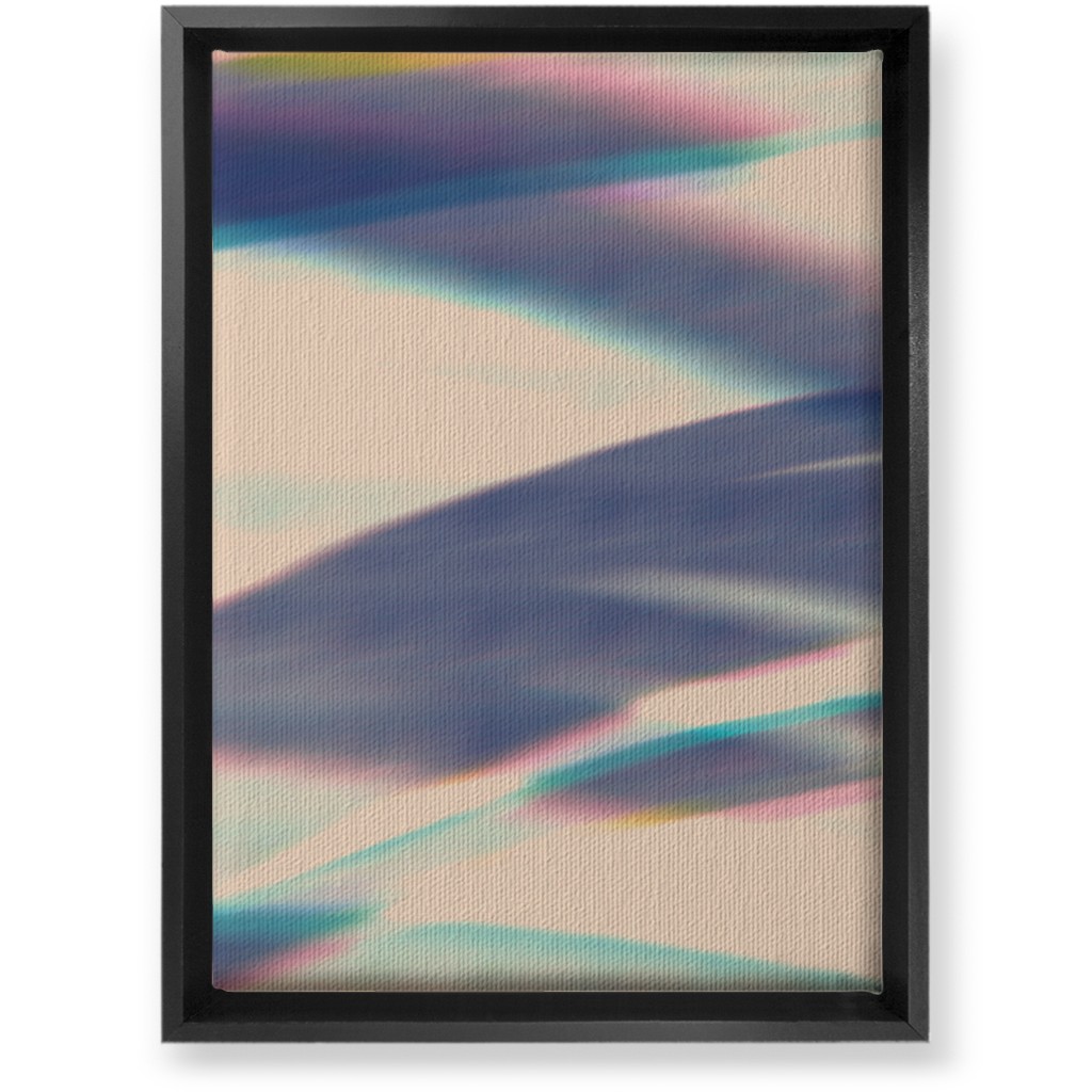 Exposed - Blue Wall Art, Black, Single piece, Canvas, 10x14, Blue, True Blue