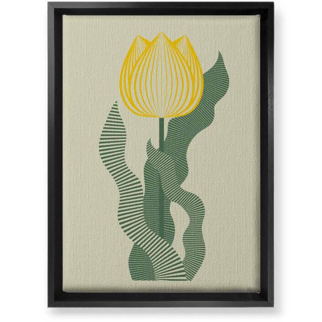 Yellow Framed Wall Art For Friend