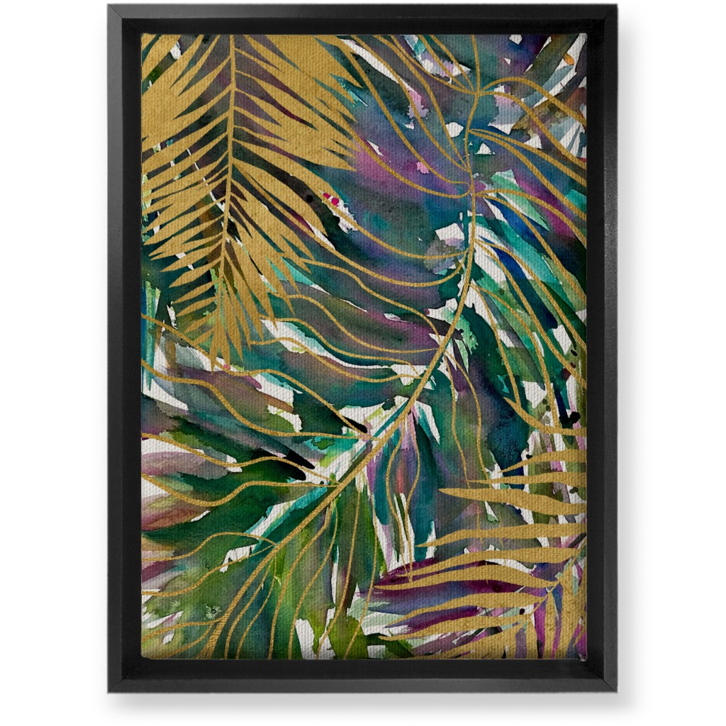 Key Biscayne Wall Art, Black, Single piece, Canvas, 10x14, Multicolor, Gunmetal